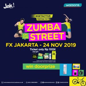 ZUMBA STREET (24/11) @ CFD Senayan Jakarta