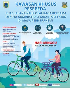 Kawasan Pesepeda Jakarta Selatan